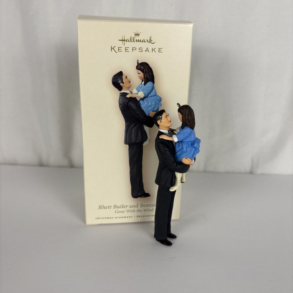 Hallmark Keepsake Ornament Rhett Butler & Bonnie Blue 2007 Gone With The Wind